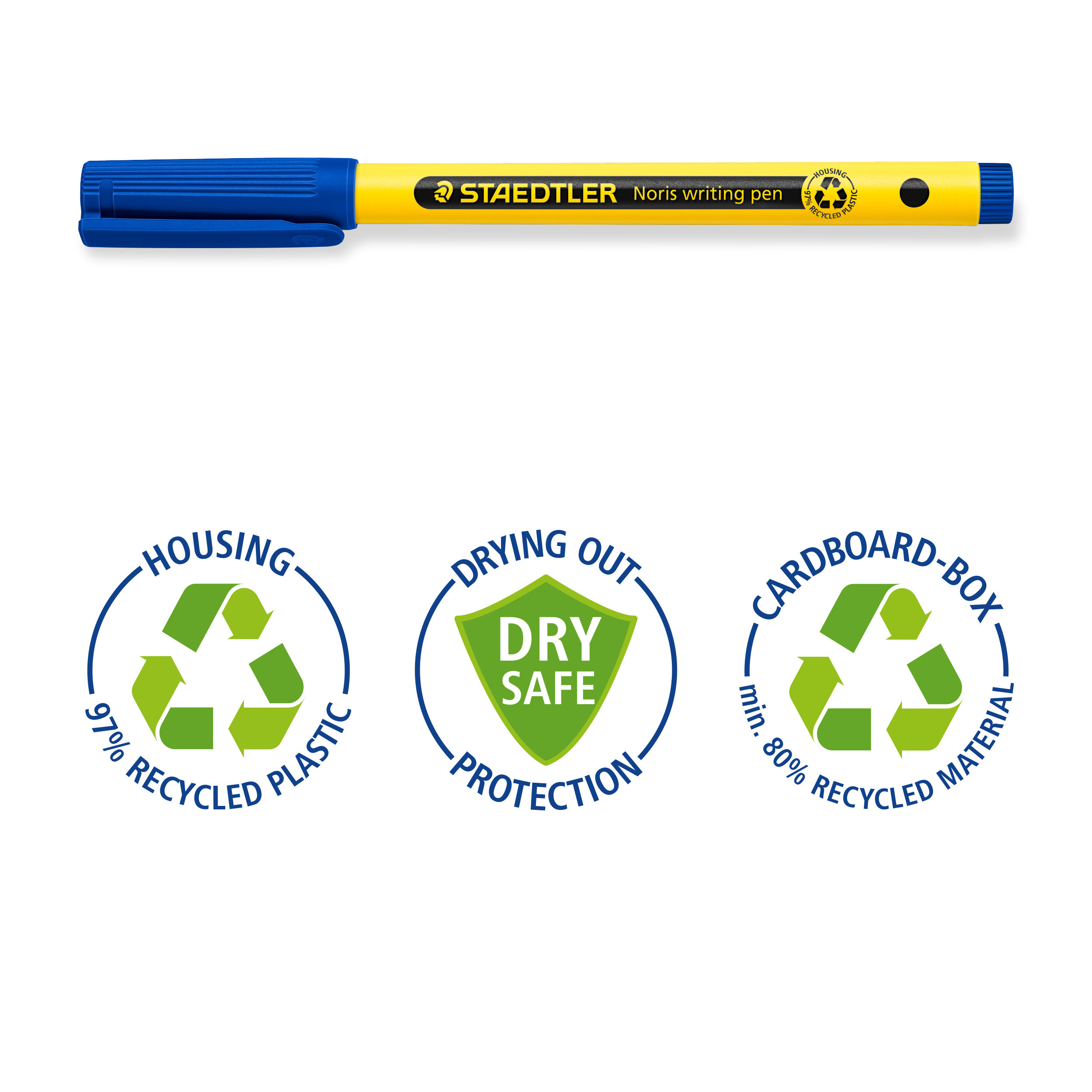 STAEDTLER Fineliner Noris skrivepenn 0,6mm rd