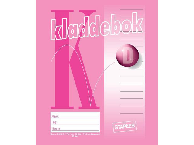 BildeKladdebok 17X21Cm 55G 32Bl Linjer (20 stk)