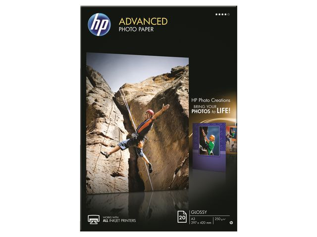 BildeFotopapir HP Q8697A Adv gloss A3 (20)
