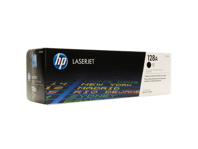 HP 128A BK (svart) toner 2000 sider