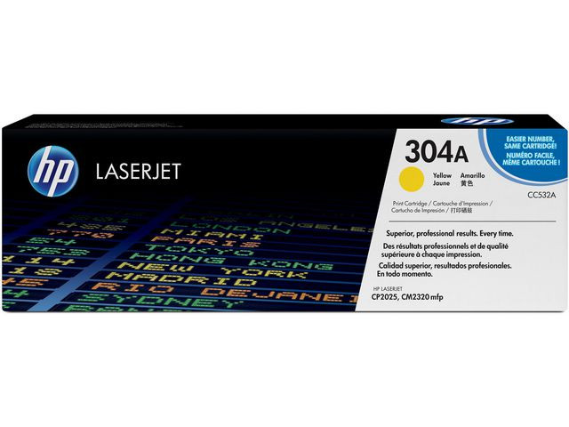 BildeHP 304A Y (gul) toner 2800 sider
