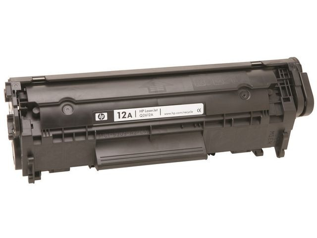 HP 12A BK (svart) toner 2000 sider