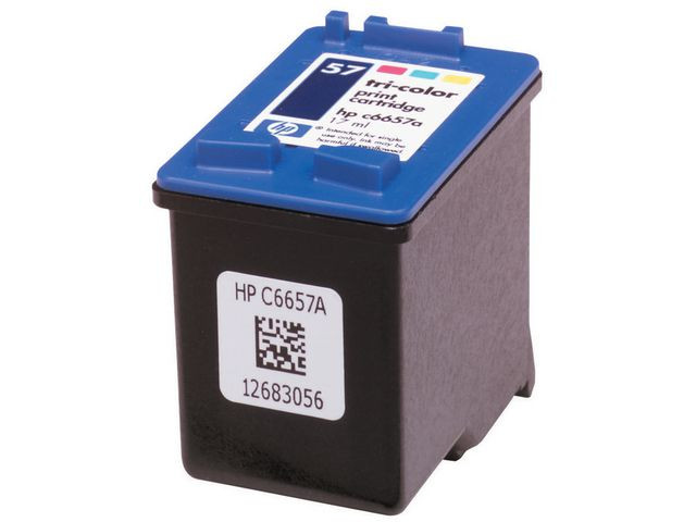 HP 57 C/M/Y (cyan/magenta/gul) blekkpatron 18 ml