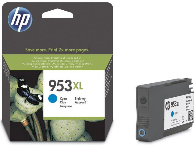 HP 953XL C (cyan) blekkpatron 1600 sider