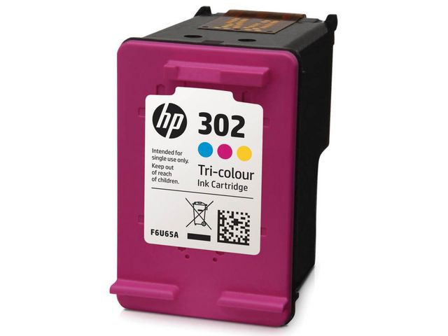 HP Ink F6U65AE 302 Tri-colour
