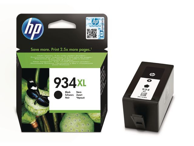HP 934XL BK (svart) blekkpatron 25,5 ml