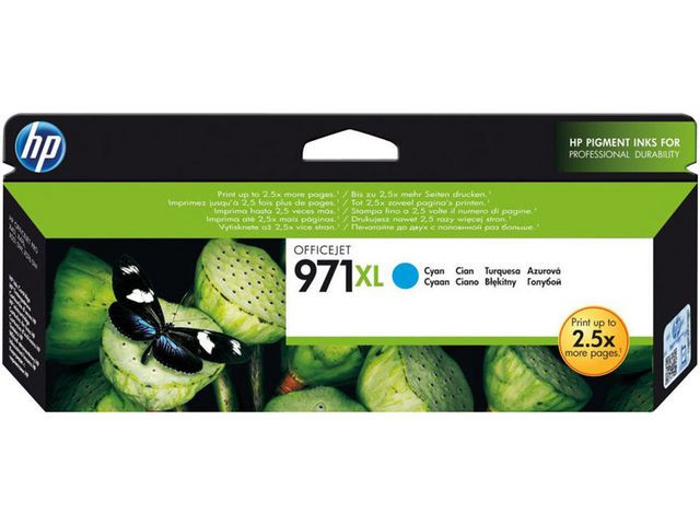 HP 971XL C (cyan) blekkpatron 110 ml
