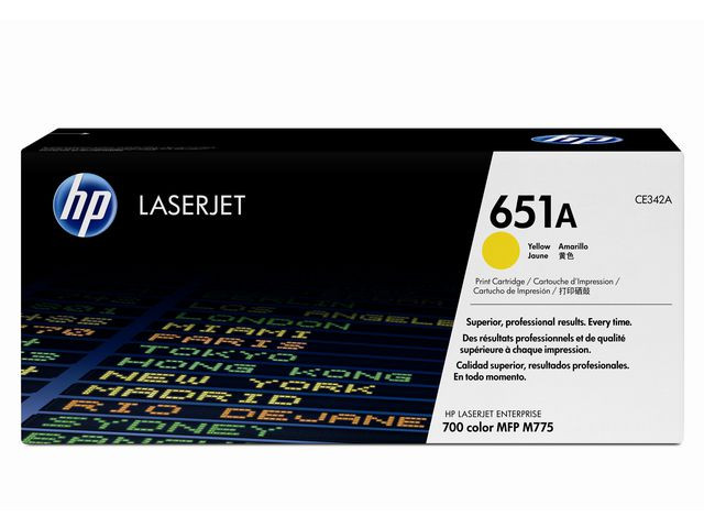 HP Toner CE342A 651A Yellow