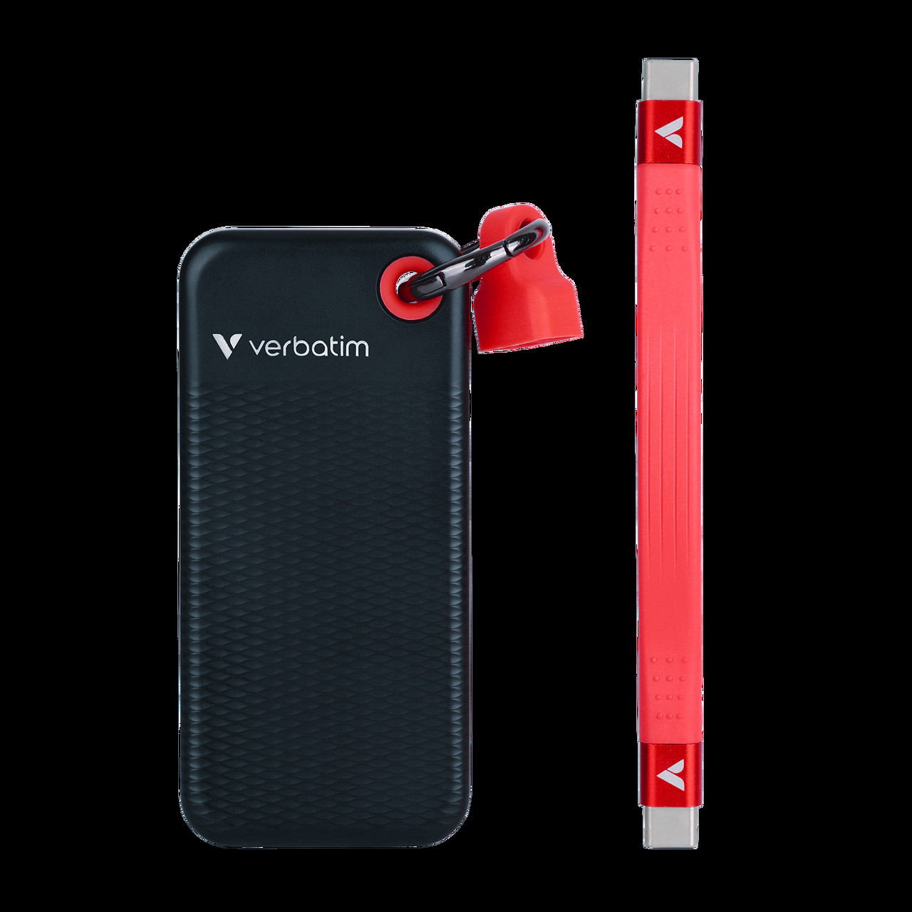 Verbatim Pocket SSD USB 3.2 Gen 2 128GB Black/Red
