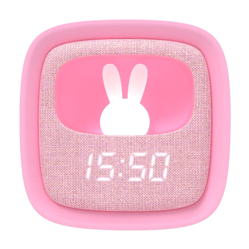 MOB Alarm Clock with Light Billy Clock Pink Marshmallow