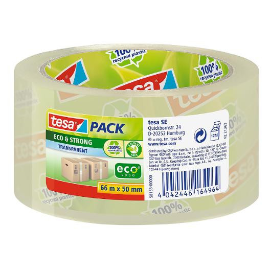 BildeEmballasjetape Tesa Eco 50Mmx66M Klar (6 ruller)