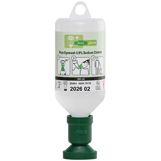 BildeØyedusj Plum Natriumklorid 500Ml