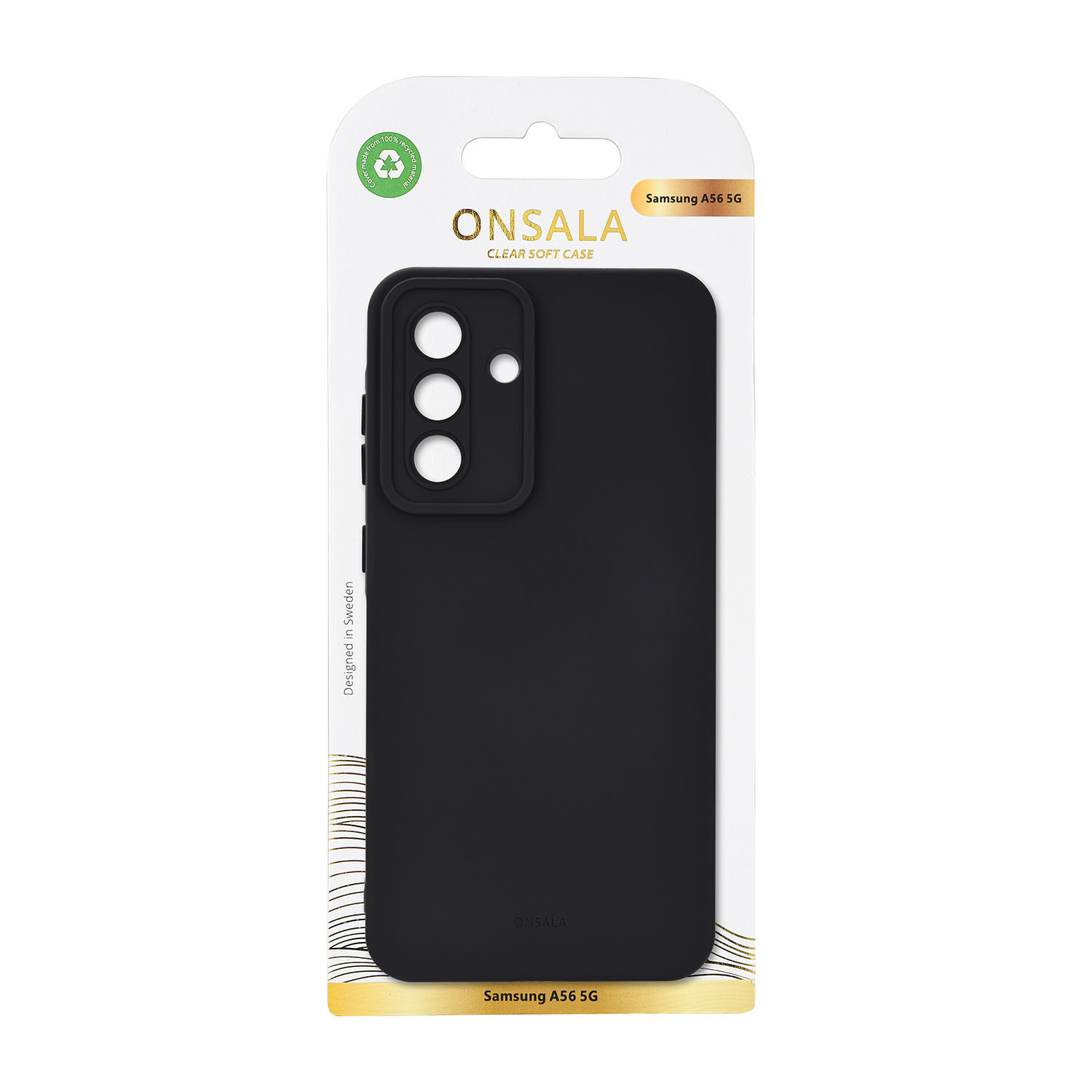 ONSALA Back Silicone Touch Recycled Samsung A36/A56 5G Black