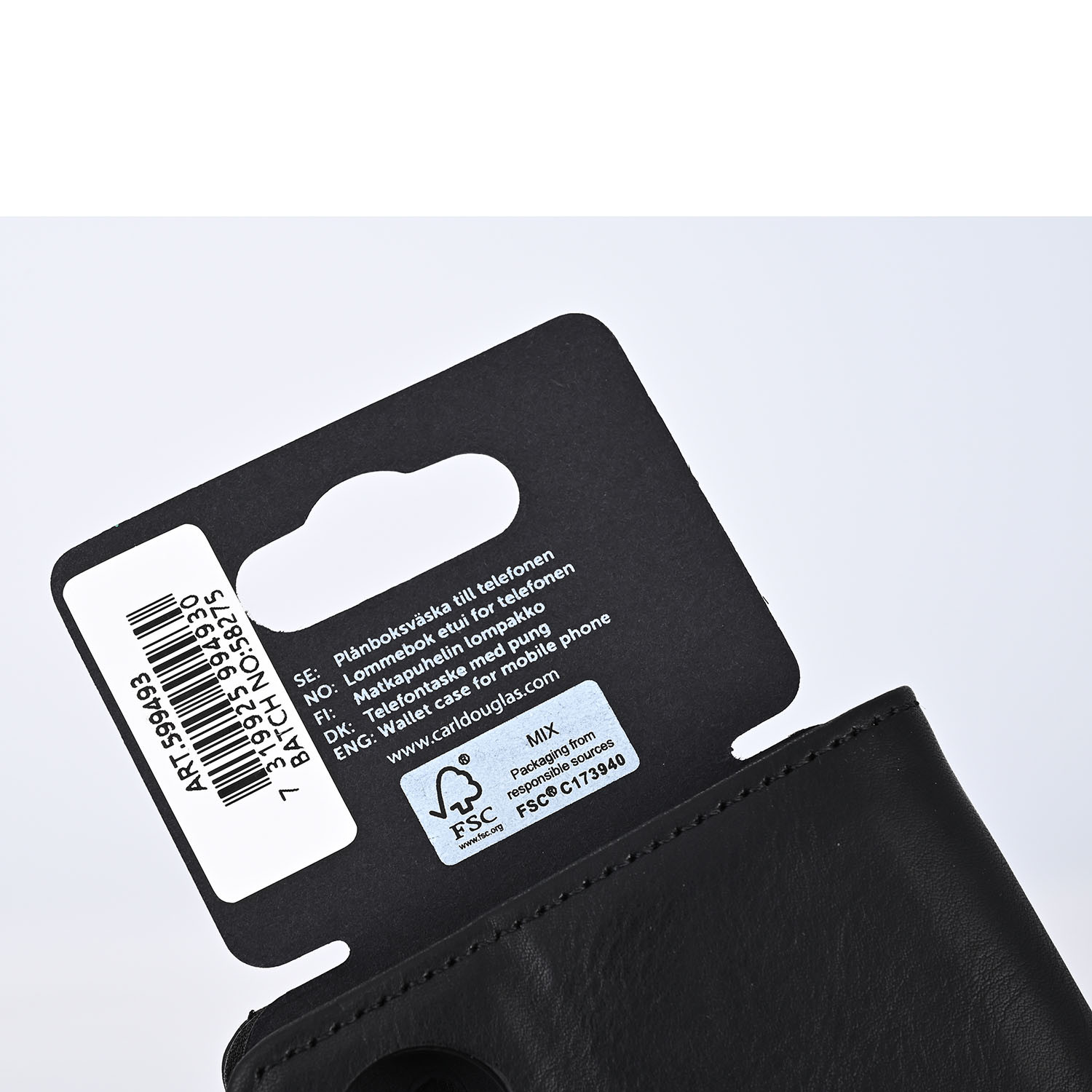 GEAR Classic 3 card Recycled Samsung A26 5G Black