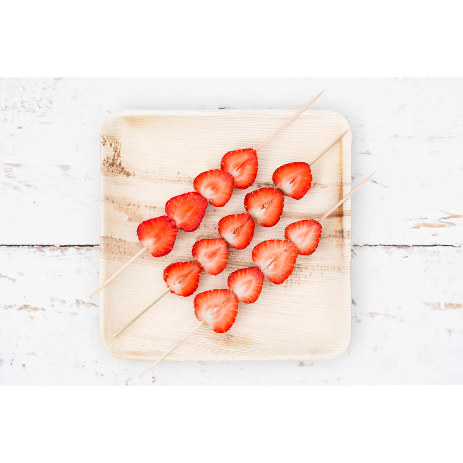 MAKU Palm Leaf Plate 20X20 cm 10Pcs