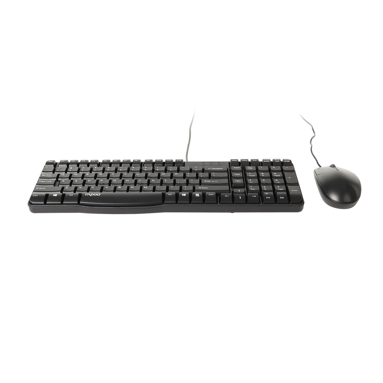 RAPOO Keyboard/Mice Set NX1820 Wired USB Black
