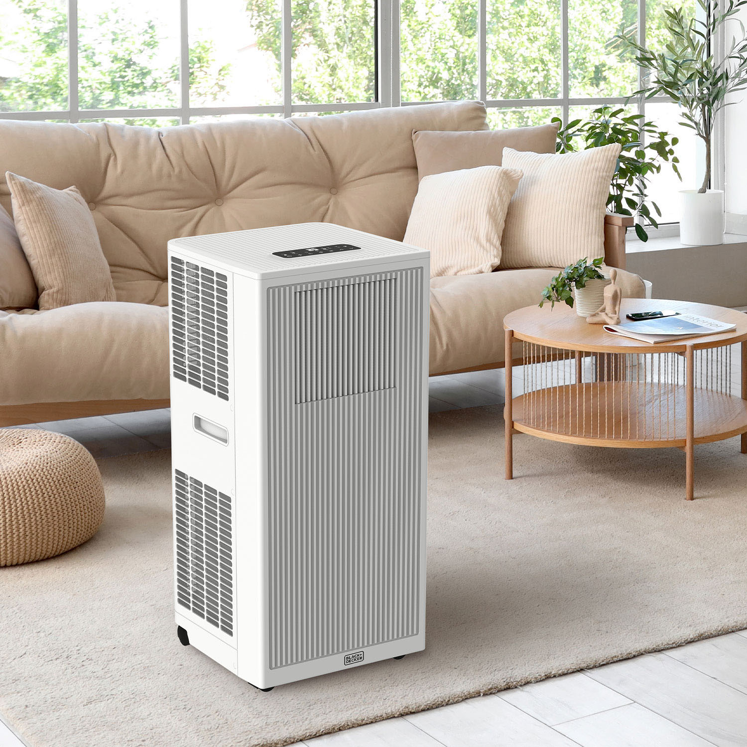 BLACK+DECKER Portable AC White