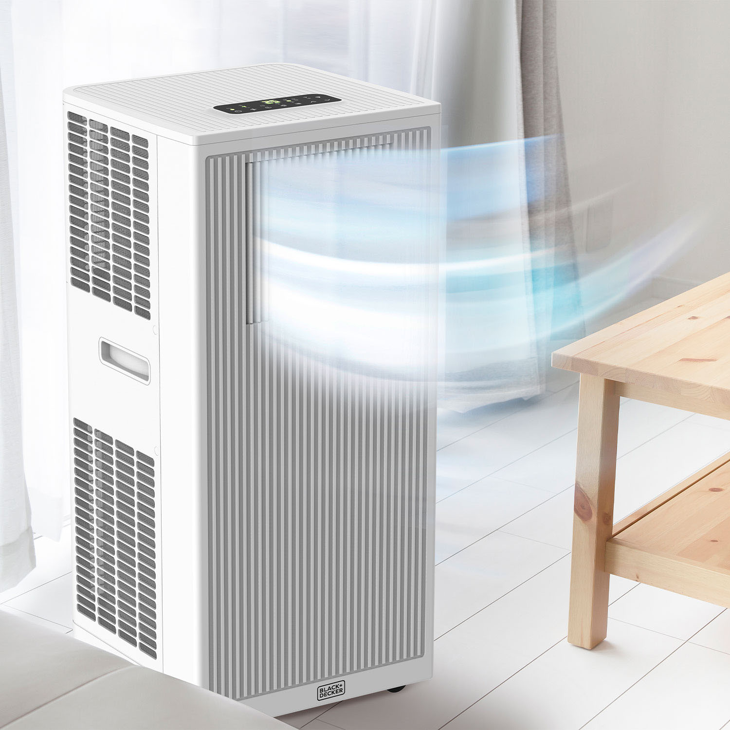 BLACK+DECKER Portable AC White