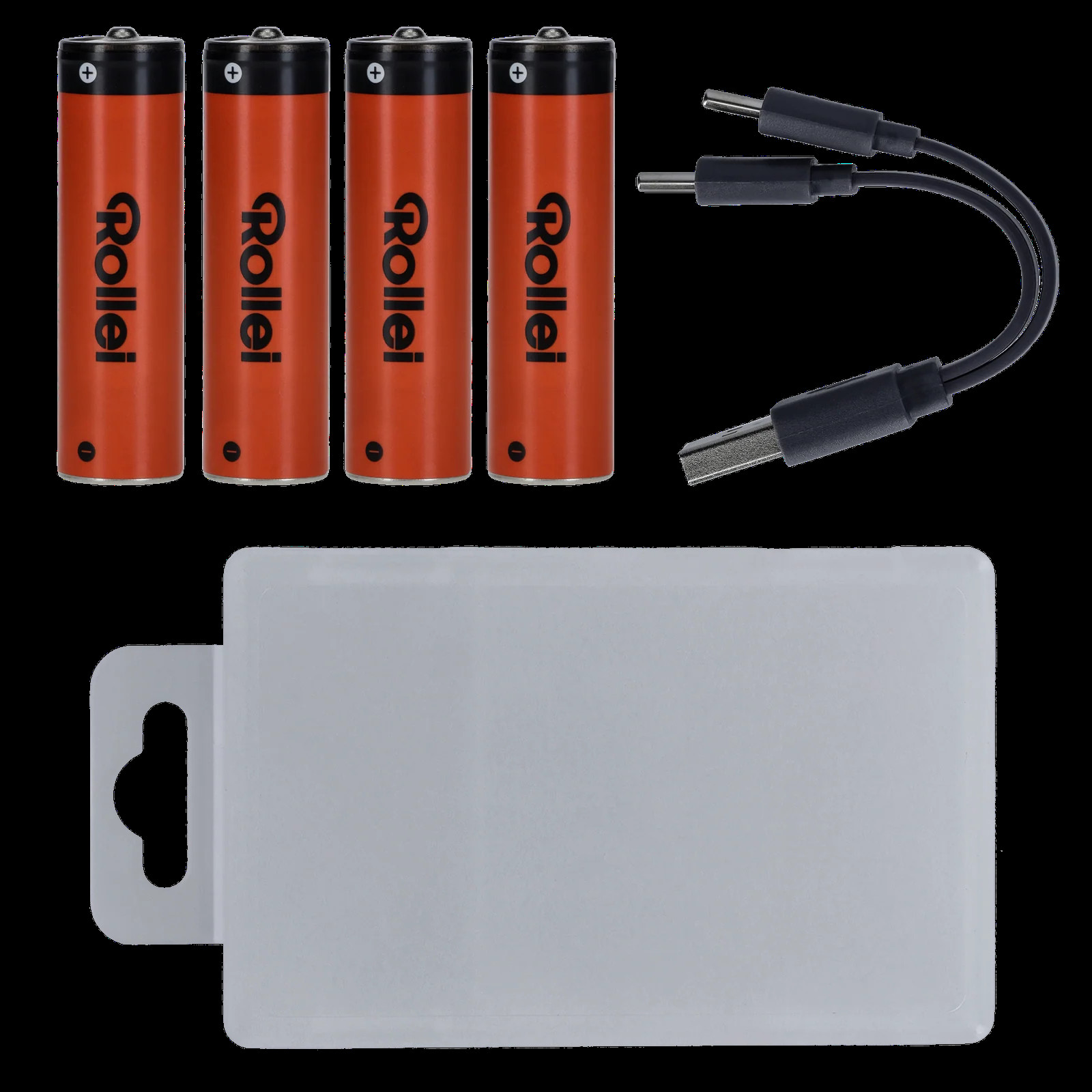 ROLLEI AA Li-Ion Batteries with USB-C (4-Pack)