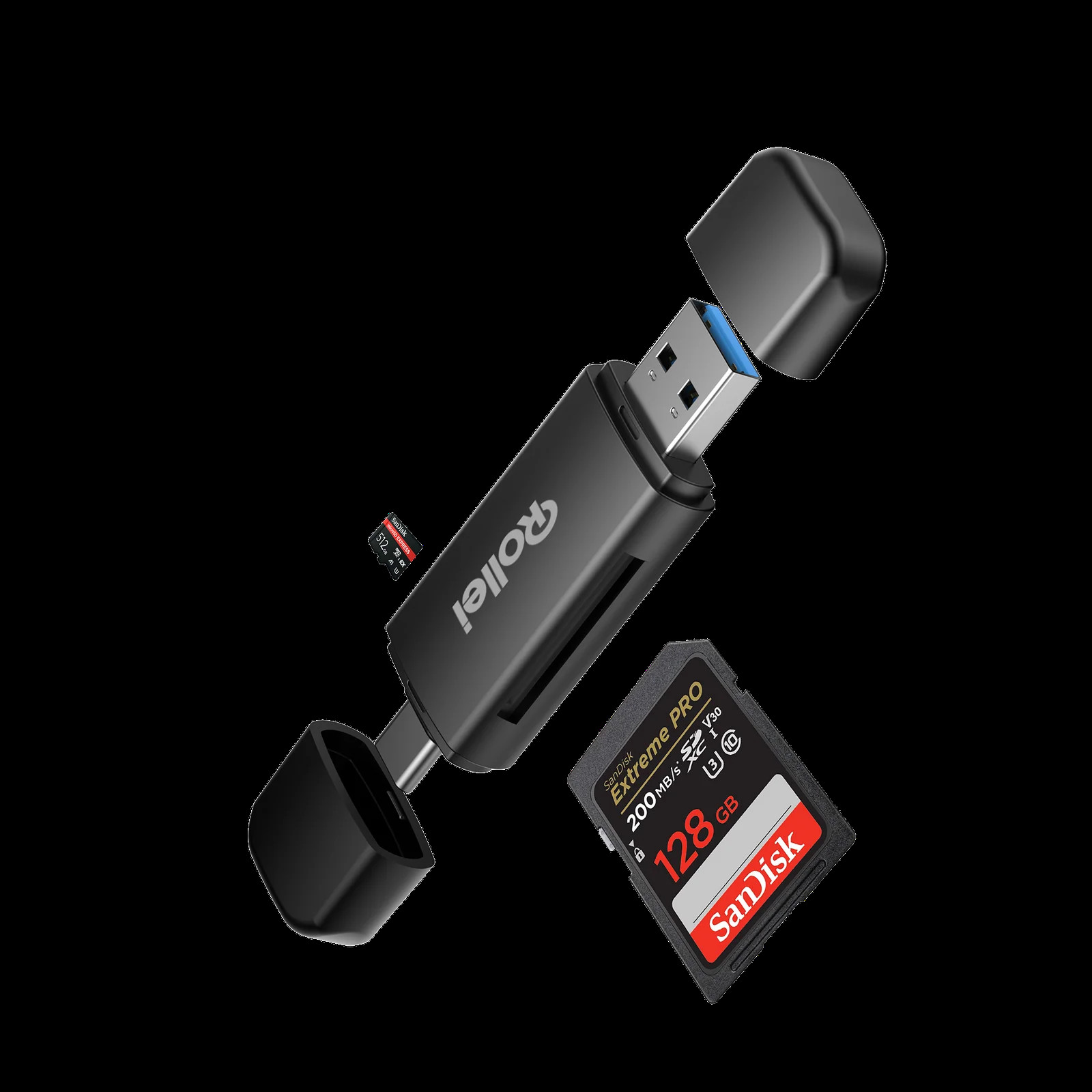 BildeROLLEI 2-in-1 Card Reader for SD & microSD
