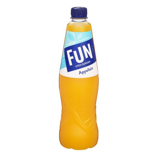 BildeSaft Fun Light Appelsin U/Sukker 0,8L (6 stk)