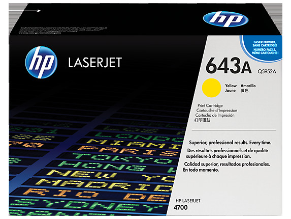 BildeColor LaserJet 643A yellow toner