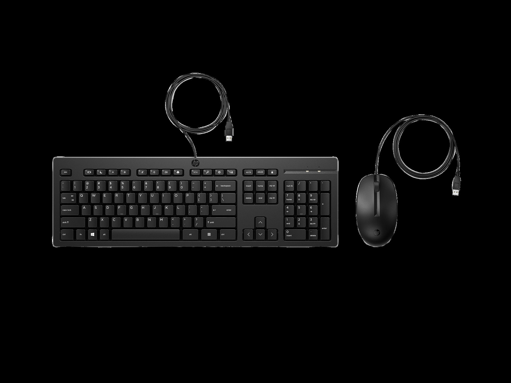 BildeHP 225 Wired Mouse and Keyboard G2 (Nordic)