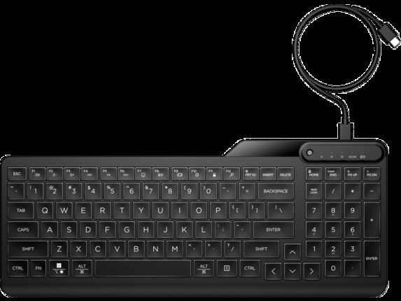 BildeHP 400 Backlit Wired Keyboard (Consumer)
