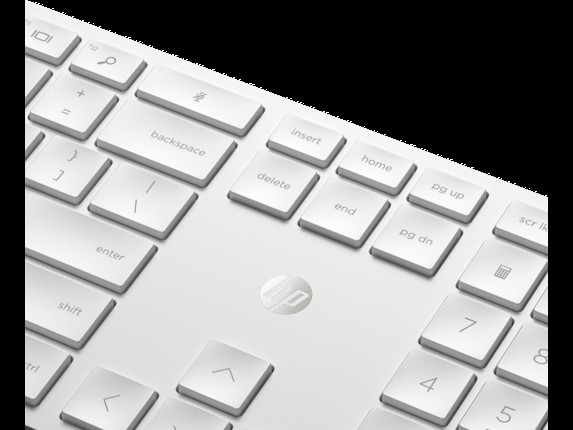 HP 650 Wireless Keyboard and Mouse Combo White (Consumer)