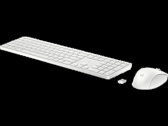 HP 650 Wireless Keyboard and Mouse Combo White (Consumer)