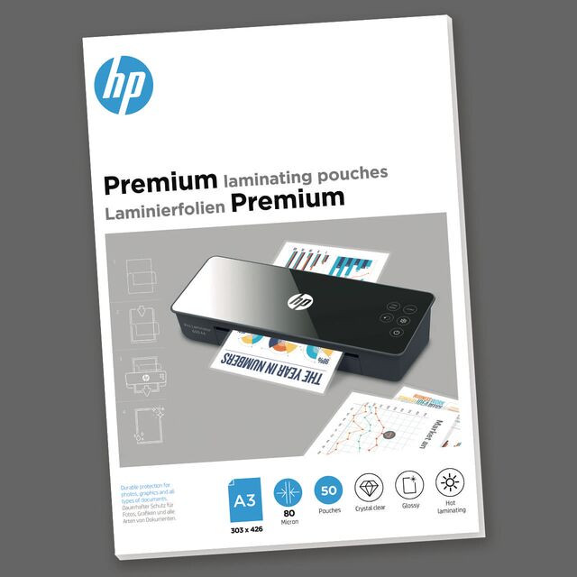 BildeHP Lamineringslomme Premium 80my A3 (50)