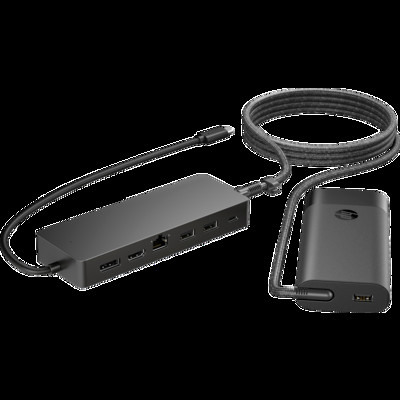 BildeHP Universal USB-C Hub and Laptop Charger Combo