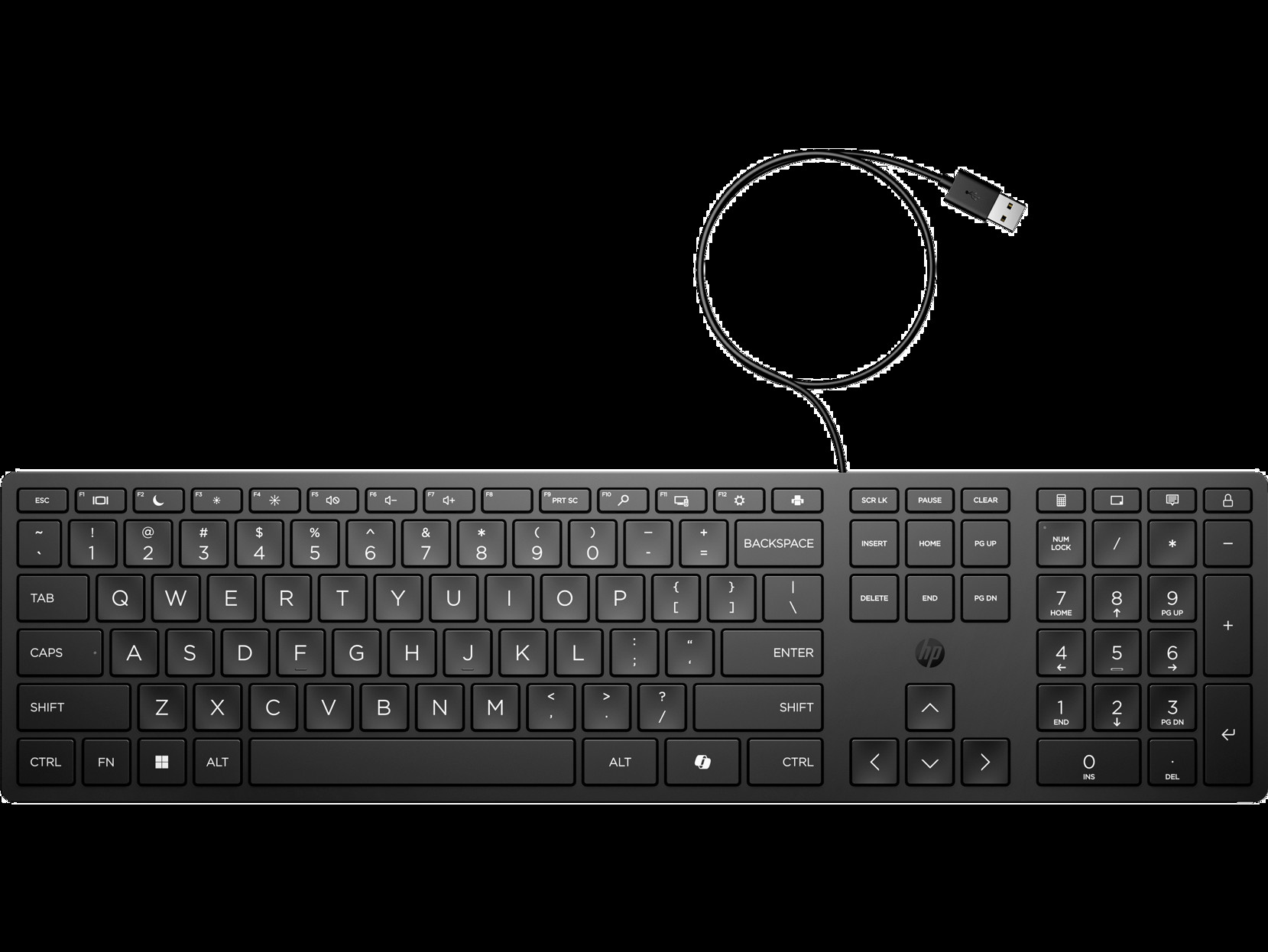 BildeHP 320K G2 USB Wired Keyboard (Nordic)