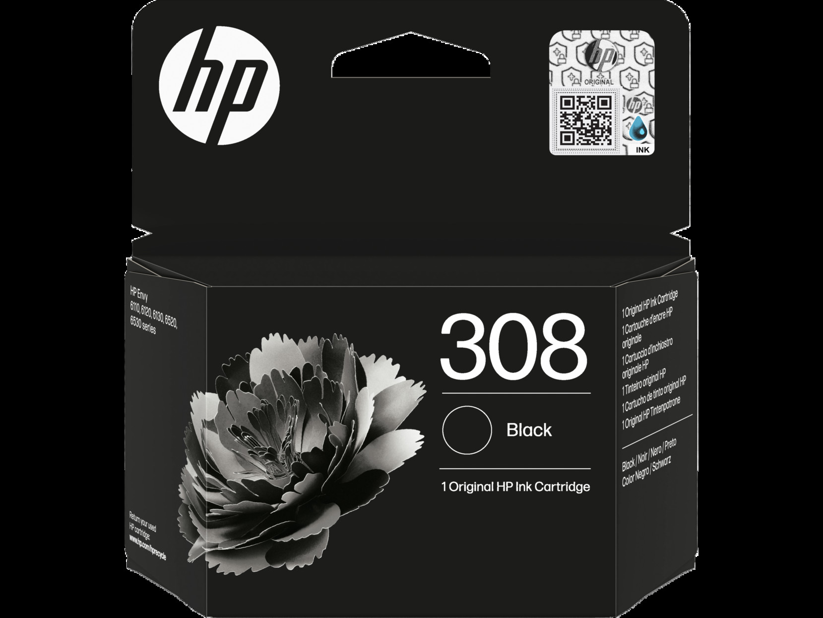 BildeHP 308 Black Original Ink Cartridge