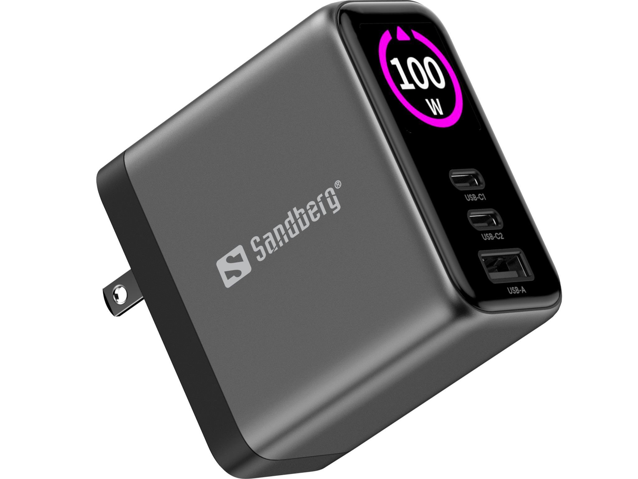 BildeSandberg Travel Charger PD100W Display