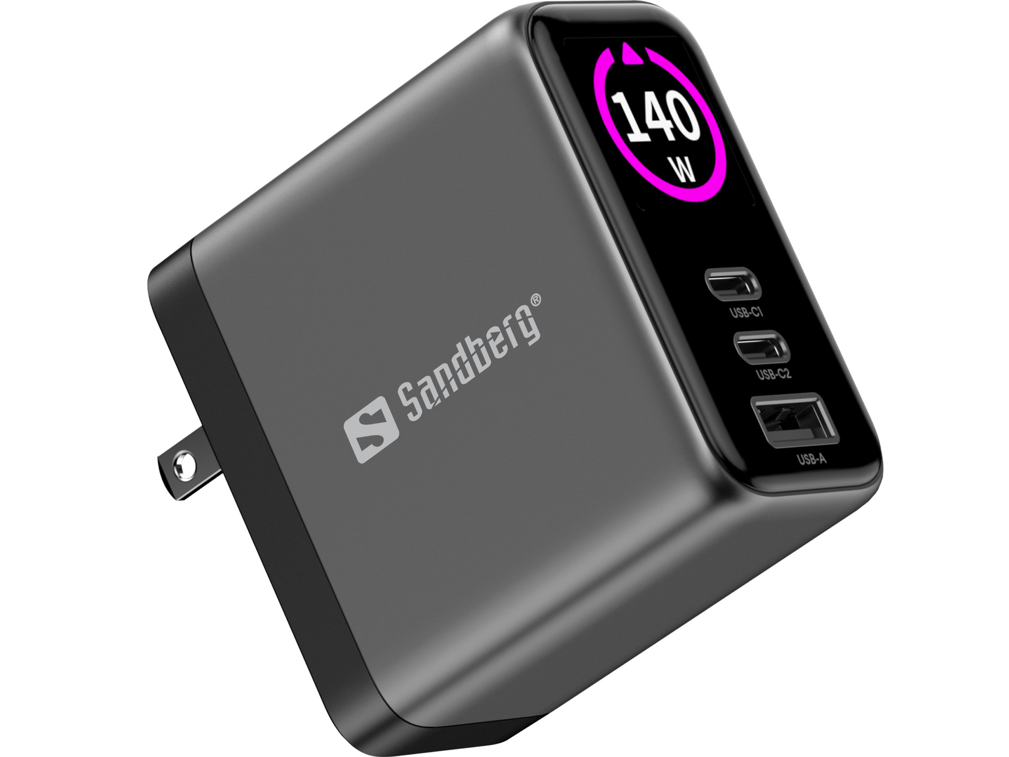 BildeSandberg Travel Charger PD140W Display