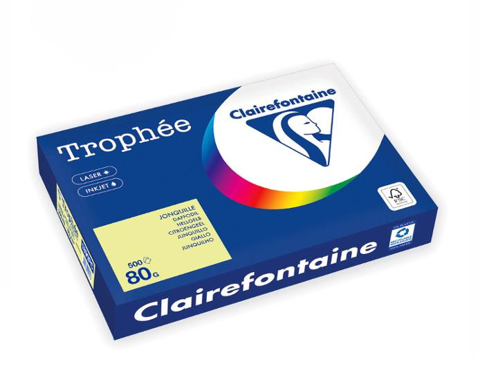 BildeKopipapir Trophee A3 80G Sitrongul (500 ark)