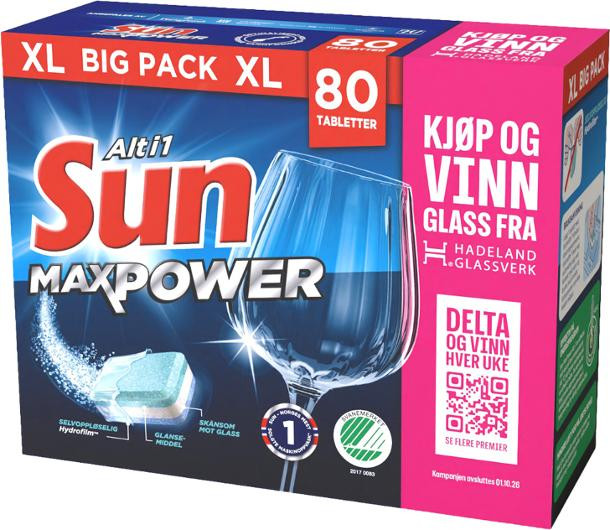 BildeMaskinoppvask Sun Maxpower Alt I 1 (80 stk)