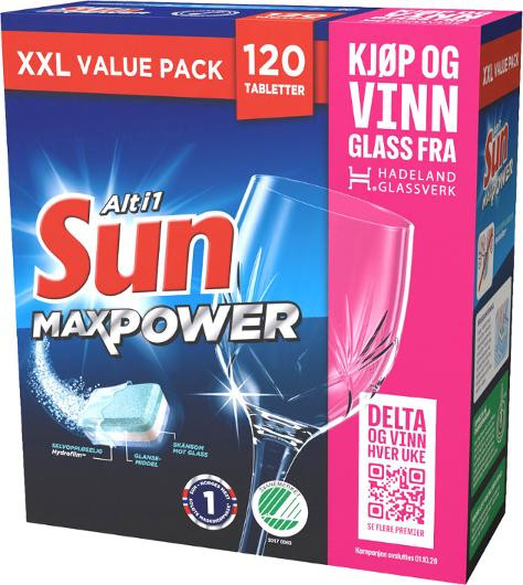 BildeMaskinoppvask Sun Maxpower Alt I 1 (120 stk)