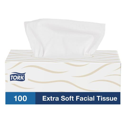 BildeAnsiktsserviett Tork Premium 2L F1 (100 stk)