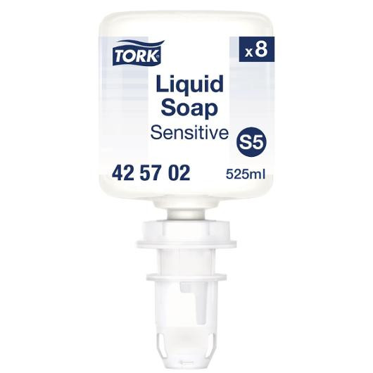 BildeHåndsåpe Tork Sensitiv U/P S5 Mini 525Ml