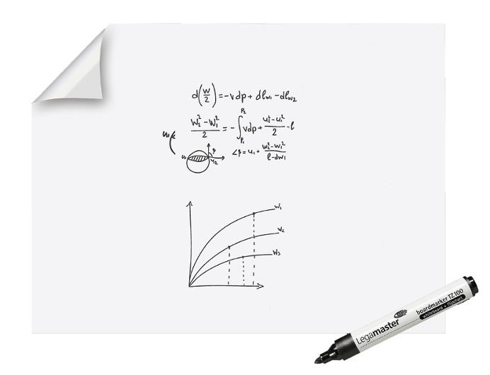 BildeWhiteboardfilm Legamaster 90X120Cm(15+1)
