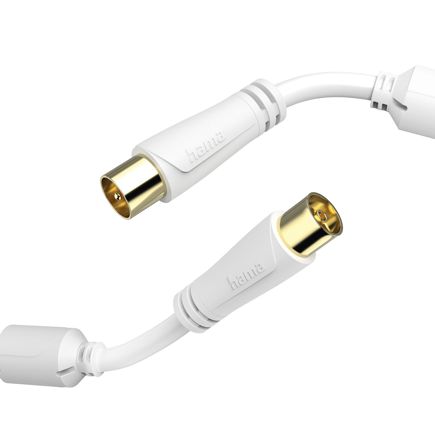HAMA Cable Antenna 100dB White 1.5m