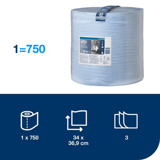 Industritørk Tork Plus Sterk 3L W1 255M