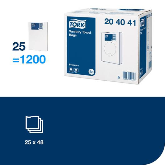 Hygienepose Tork B5 (25 stk)