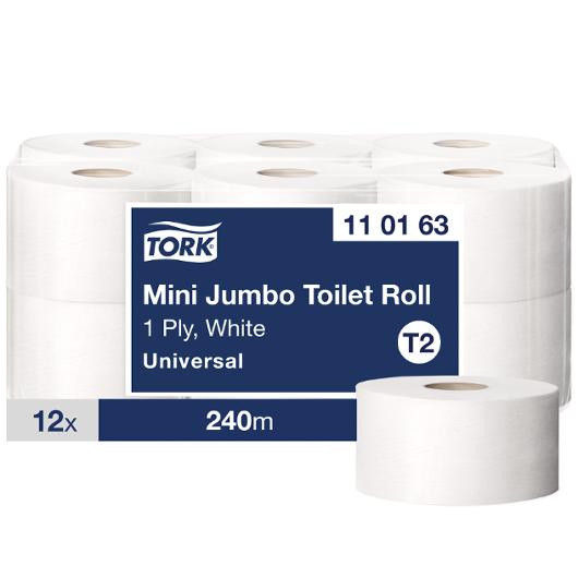 BildeToalettpapir Tork Universal T2 240M (12 stk)