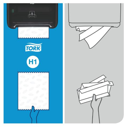 Tørkerull Tork Matic Premium 2L H1 100M (6 ruller)