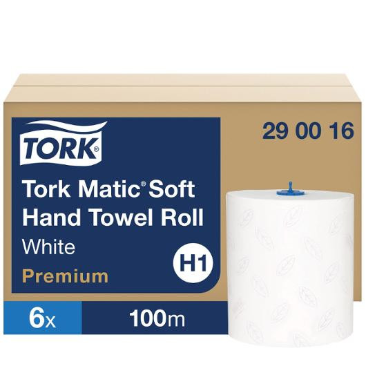 BildeTørkerull Tork Matic Premium 2L H1 100M (6 ruller)