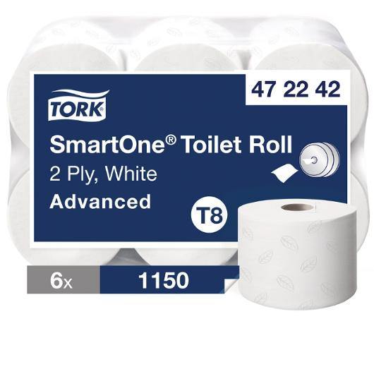 BildeToalettpapir Tork Smart 2L T8 207M (6 stk)