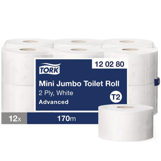 BildeToalettpapir Tork Advance 2L T2 170M (12 ruller)